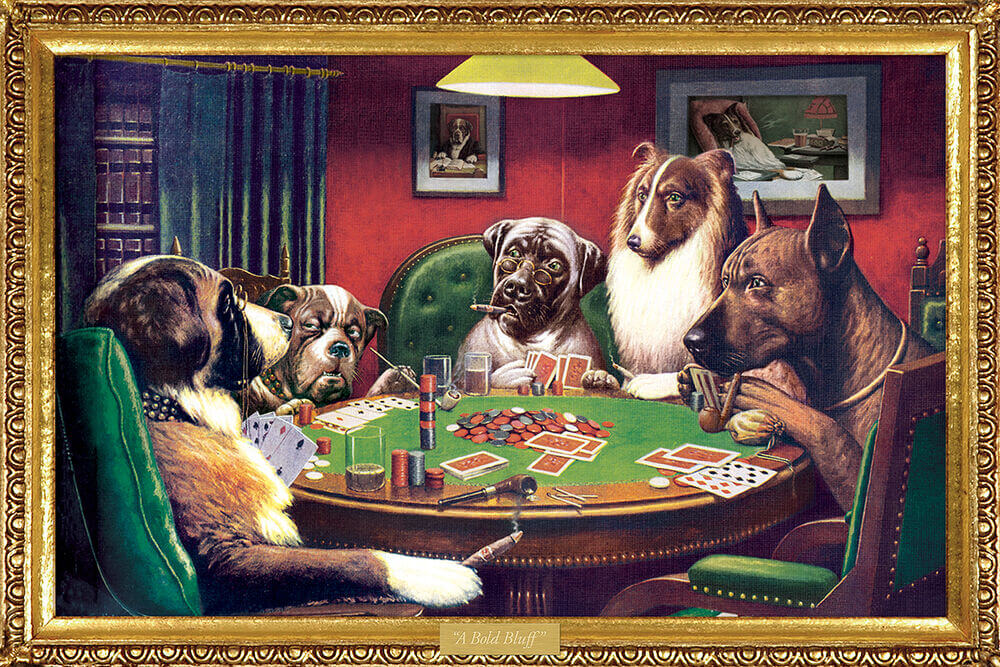 ANIMALS BLK-57 (24×36)